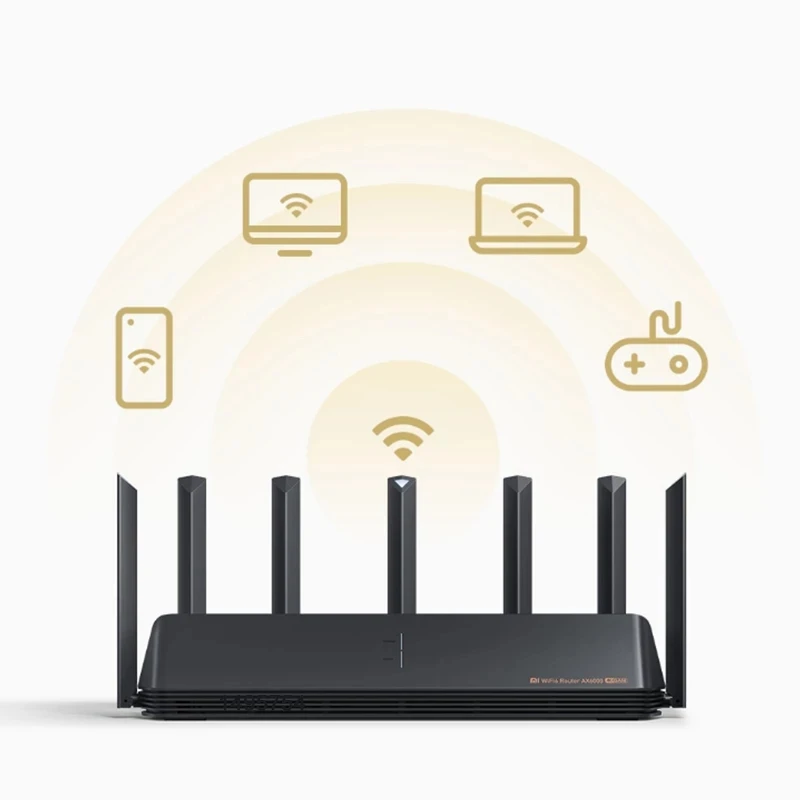 【IN stock】 Xiaomi роутер AX6000 AIoT 6000Mbs WiFi6 vpn-512 MB процессор Qualcomm Mesh ретранслятор внешний