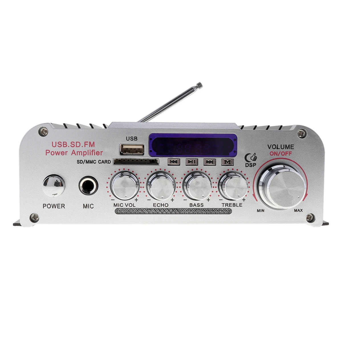 HY-803 2CH Hi-Fi Bluetooth автомобильный аудио усилитель мощности fm-радио плеер SD USB DVD MP3 вход fm-радио приемник для автомобиля мотоцикла