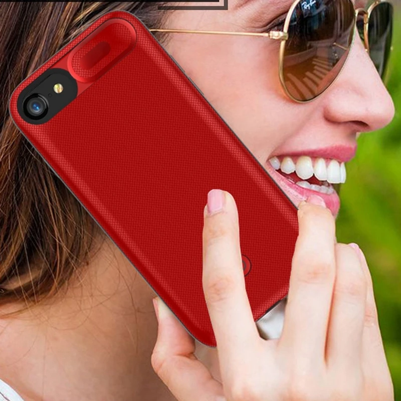 Аккумулятор Чехол для iphone 6 6s 7 8 3000mAh зарядное устройство чехол для iphone 6plus 6s plus 7plus 8plus 4200mAh Bateria Externa de Celular