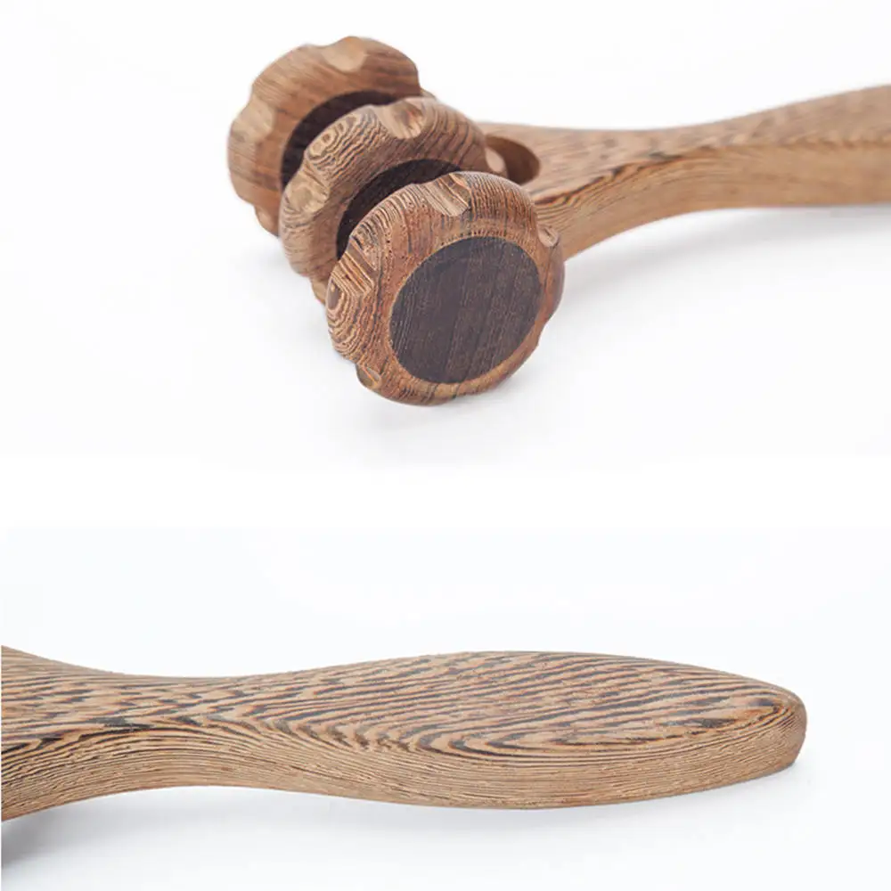 

Wooden Roller Massager Leg Neck Full Body Wheel Device Massage Roller Relaxing Neck Chin Slimming Face Health Care Tool
