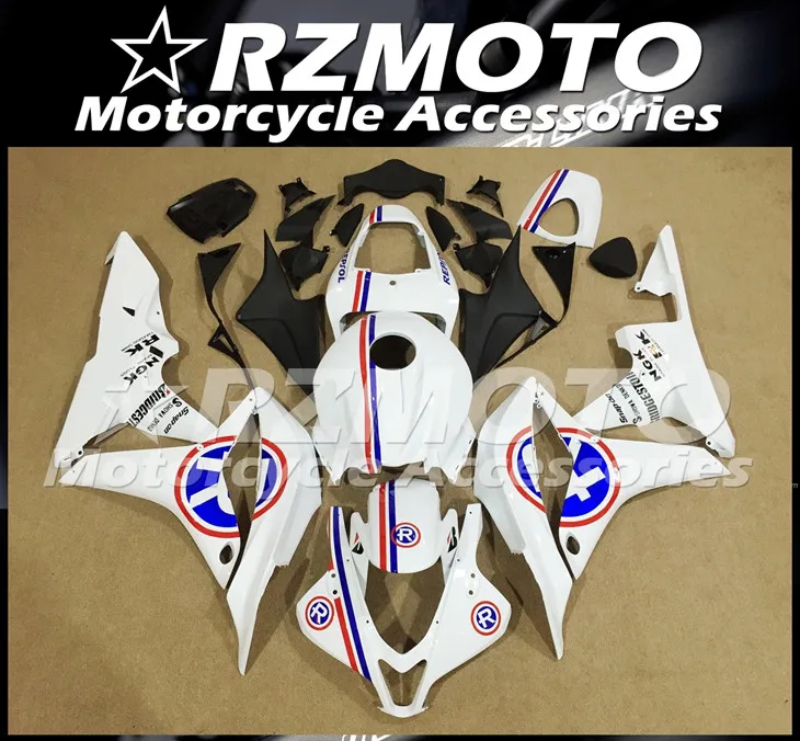 

New ABS Motorcycle Whole Fairings Kit Fit For Honda CBR600RR F5 07 08 2007 2008 bodywork set Custom Free Cool Red blue