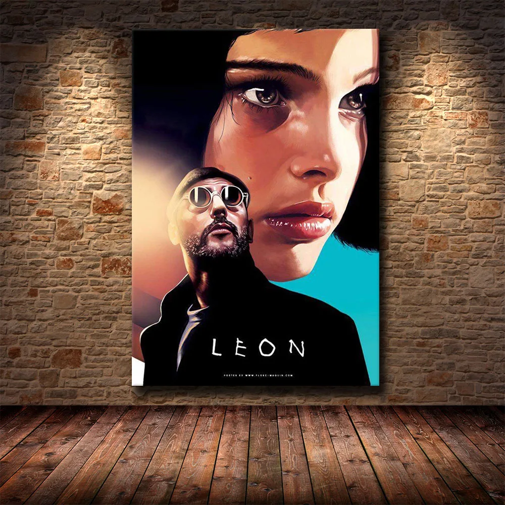 Постер с фильмом Leon The Professional Pop Art печать на холсте домашний декор для стен