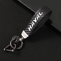 leather car keychain 360 degree rotating horseshoe key rings for for great wall havalhover h1 h2 h6 h7 h4 h9 f5 f7 f9 h2s