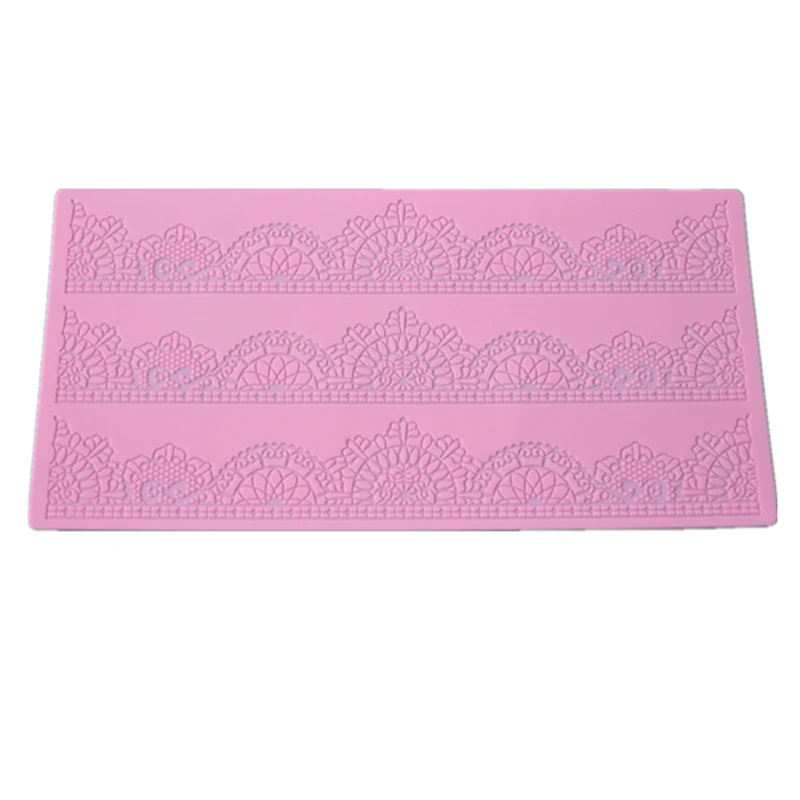 

Silicone Baking Mat Cake Lace Mold Flower Fondant Molds Cake Decorative Lace Mat Cake Decorating Tools K507