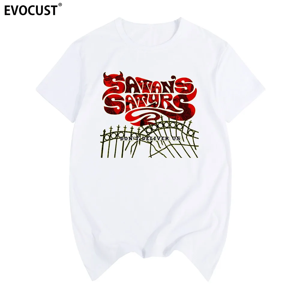 Сатана сатиры не доставляют нам короткий рукав Футболка хлопок мужская футболка