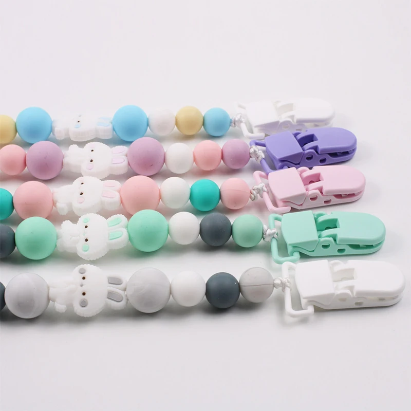 Детский Прорезыватель для зубов с милым кроликом из мультфильма безопасная