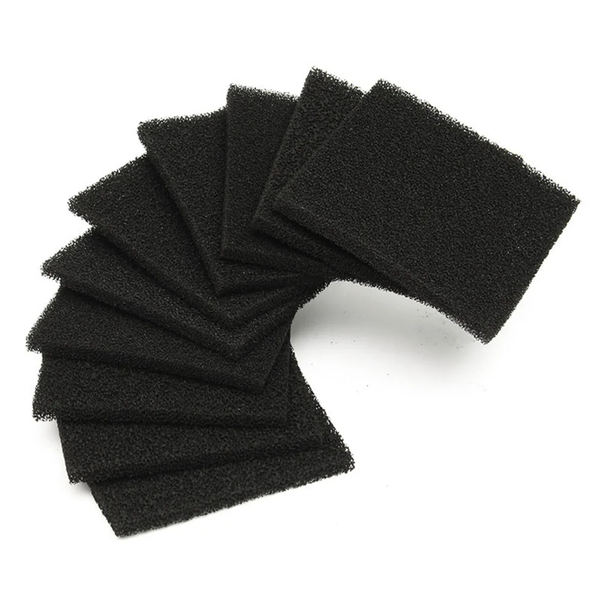 

10Pcs/Set 12.8x12.8cm Activated Carbon Filter Sponge For 493 Solder Smoke Absorber ESD Fume Extractor Drop Shipping