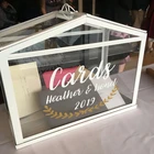 Виниловые водонепроницаемые свадебные наклейки с именем и датой на заказ