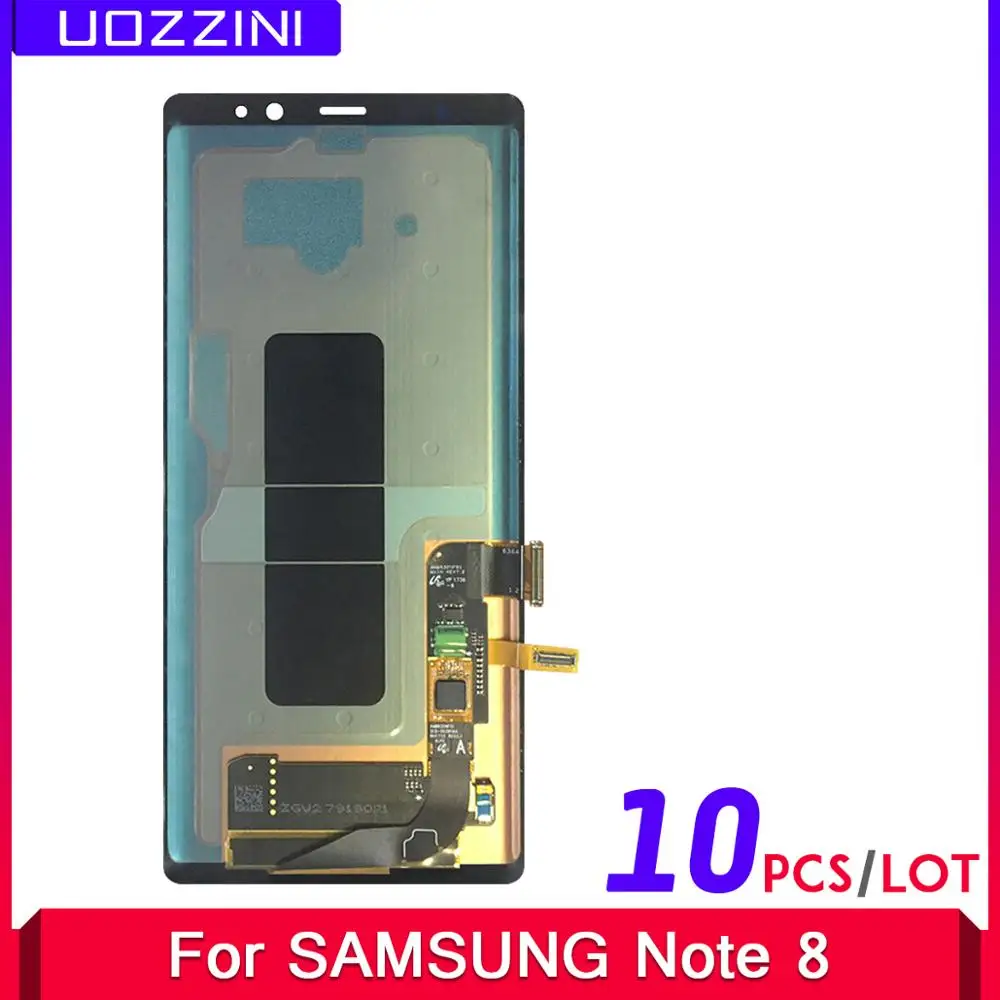 10 шт./лот Super AMOLED для Samsung Galaxy Note 8 N9500 N9500F N900D N900DS 6 3 &quotЖК дисплей с сенсорным экраном