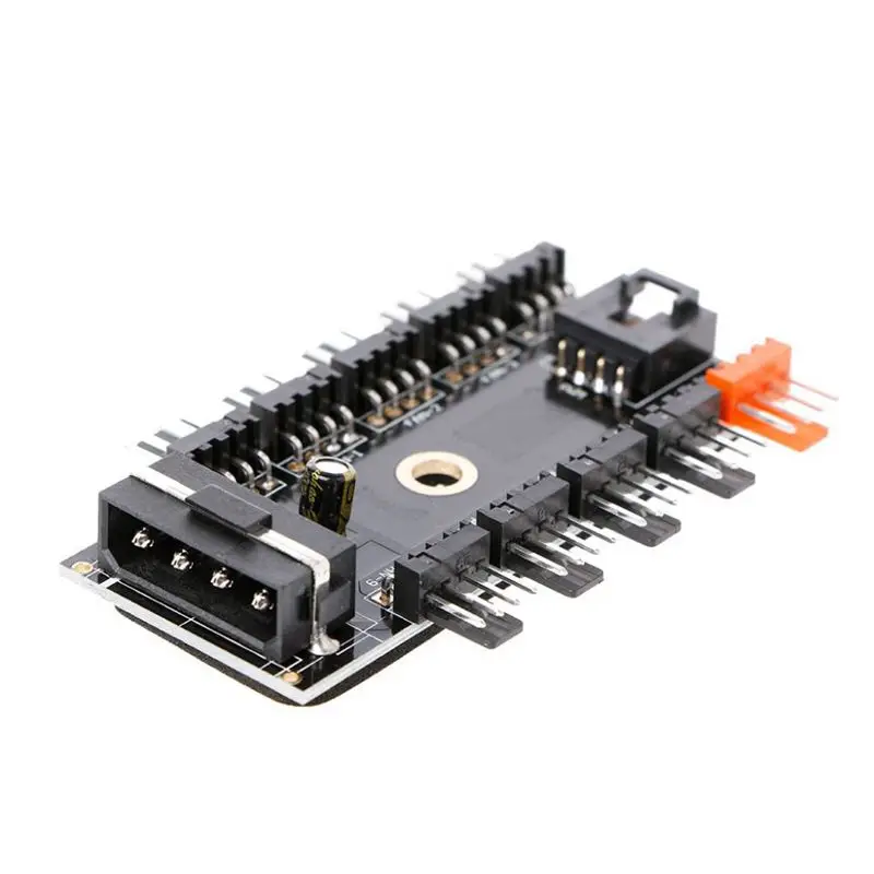 1 шт. IDE/SATA Molex от года до 10 способ PWM охлаждающий вентилятор концентратор 12V