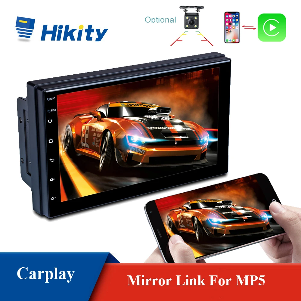 Автомагнитола Hikity стерео система с 7 &quotсенсорным экраном HD MP5 зеркальным