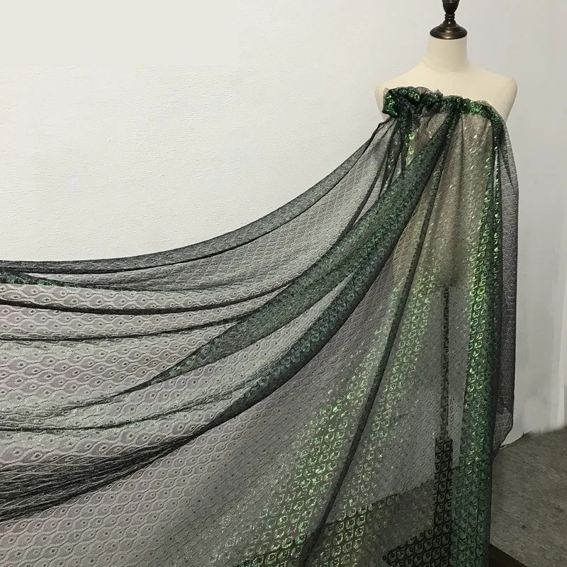 Полые перья перо сетчатая пряжа прозрасветильник и красочная Лазерная кружевная