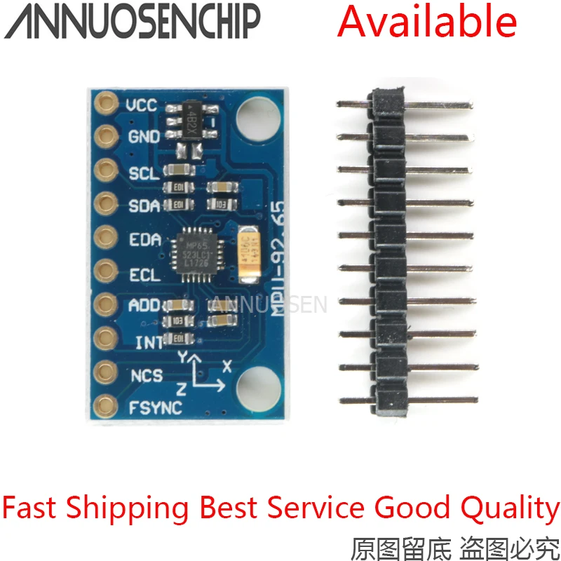 IIC I2C SPI MPU6500 MPU-6500 6-осевой гироскоп Модуль датчика акселерометра заменить MPU6050 для