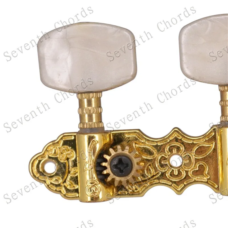 Набор из 2 шт. золотых классических колышек для настройки гитары Колки аксессуары