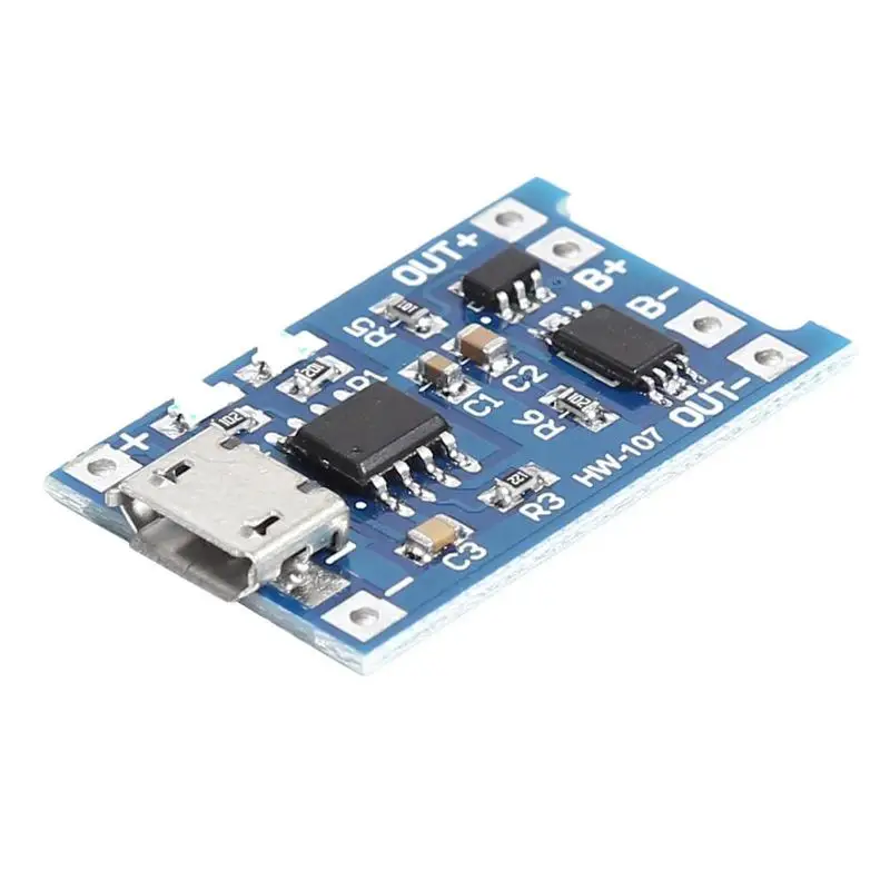 Модуль зарядного устройства 18650 Micro USB 3 7 4 2 В модуль литиевой батареи плата PCB