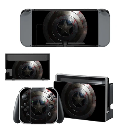 Мстители, супер герой, rend Switch Skins, наклейка nintendo switch для консоли nintendo Switch Joy-con, контроллер - Цвет: YSNS1947