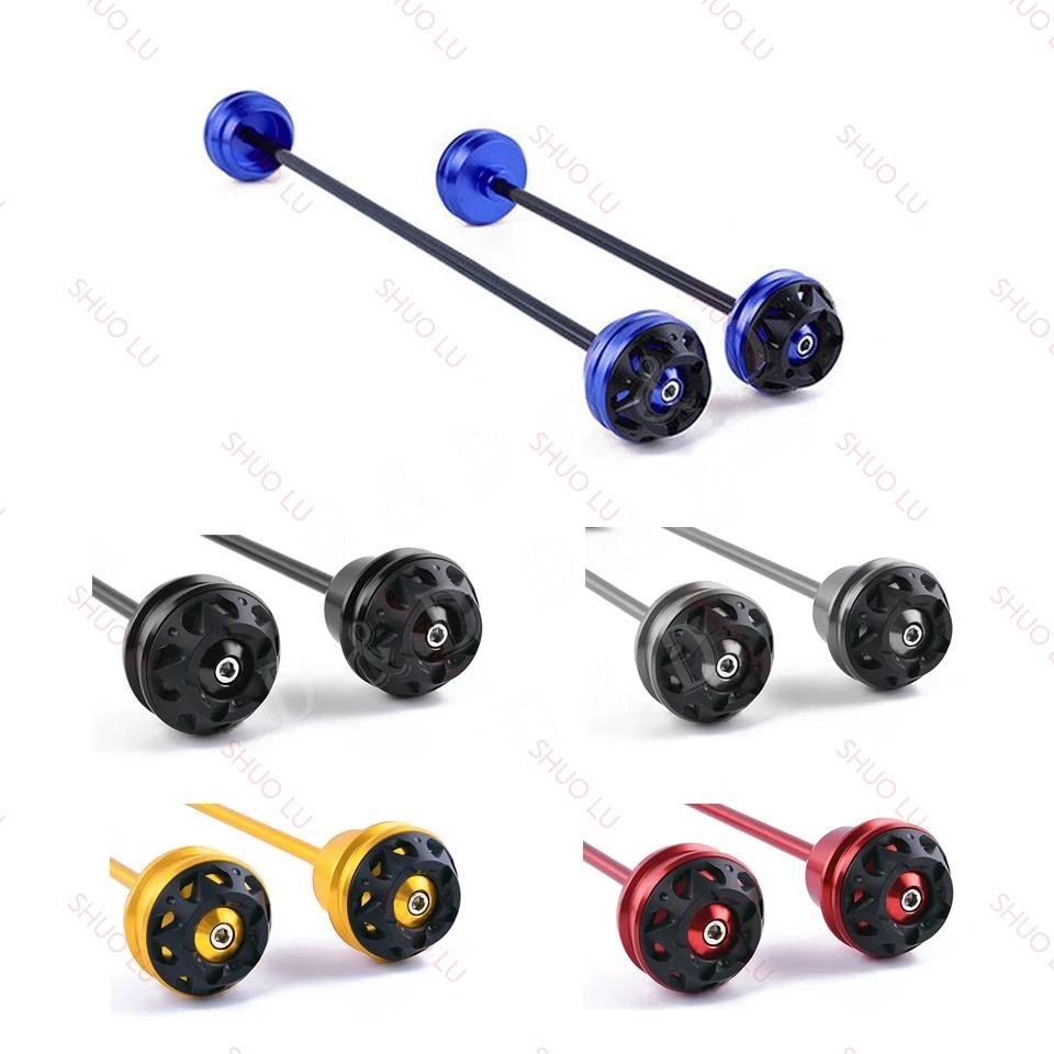 

For Yamaha YZF R3 R25 YZF-R3 YZF-R25 2015-2020 CNC Motorcycle Front and Rear Wheel Fork Axle Sliders Cap Crash Protector