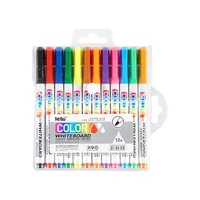 12 color blackboard pencil markers erasable water based marker pen non toxic writing and drawing learning pen for children