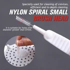 Насадка для душа с защитой от засорения, маленькая щетка для душа