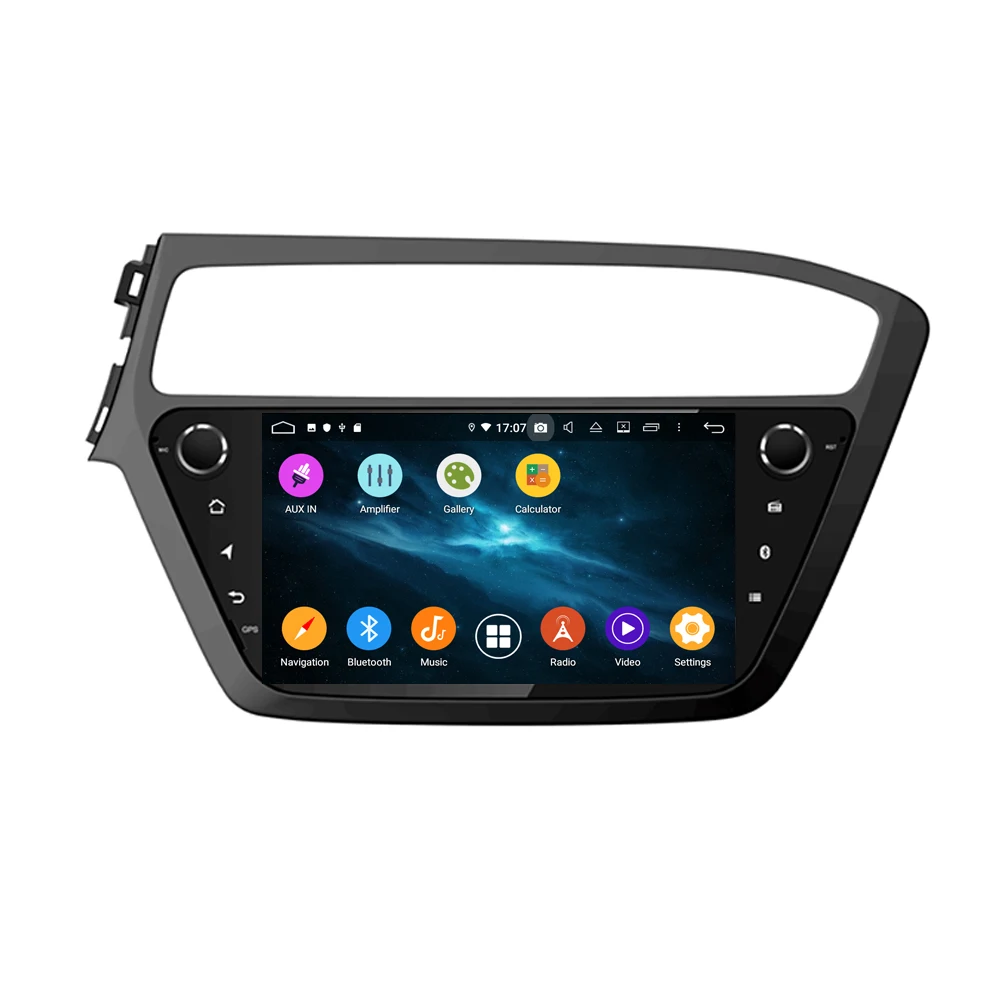 Автомагнитола на Android 9 8 ядер с DSP для HYUNDAI I20 2018 видеоплеер мультимедийный GPS