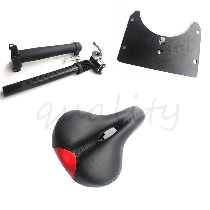 

10 inch Shock Seat Post Black Silver Seatpos Repair Accessories Electric Scooter Parts