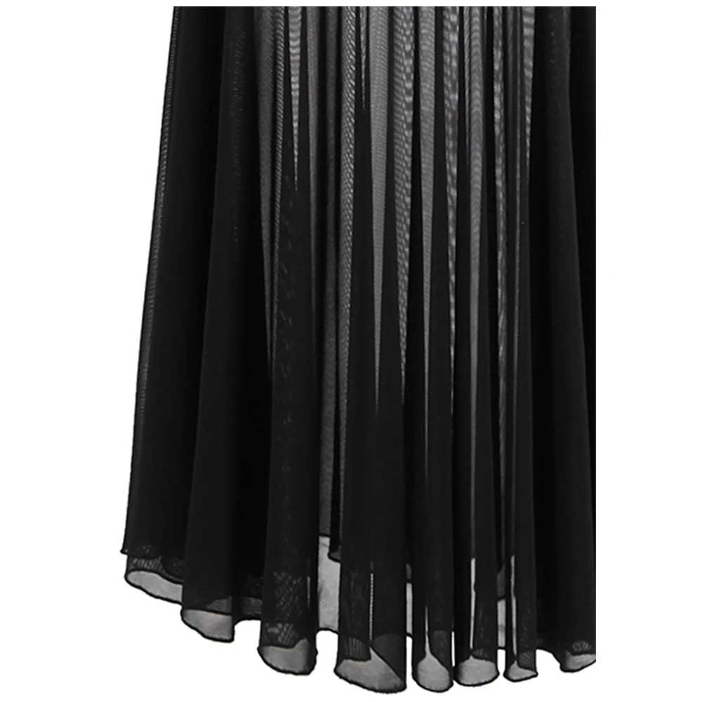 Angel-Fashion женское Прозрачное платье с круглым вырезом и блестящими пайетками