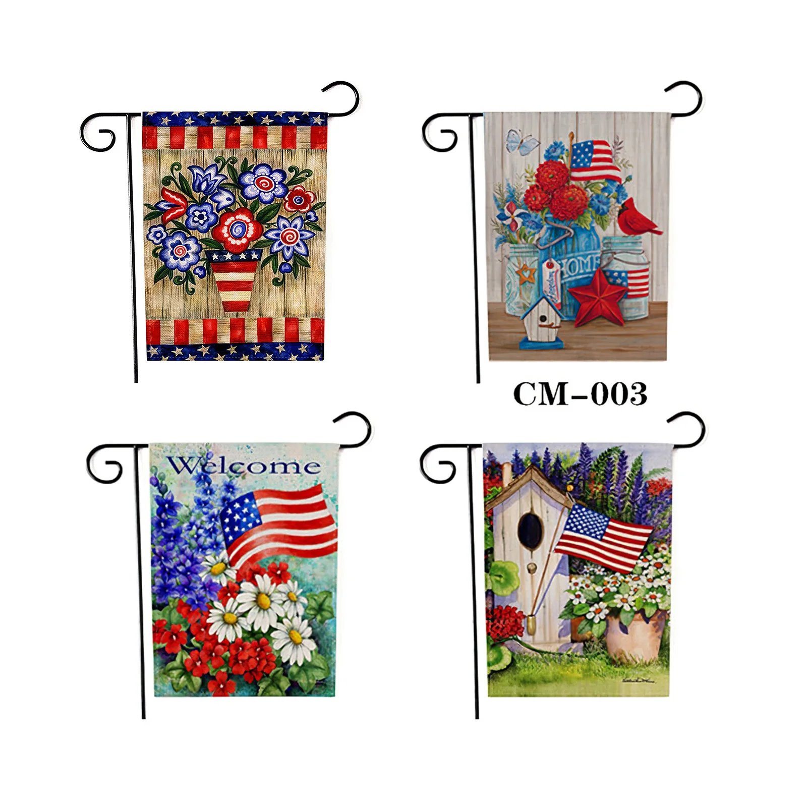 Флаг патриотического спирта на День независимости в США флаг из ткани яркого