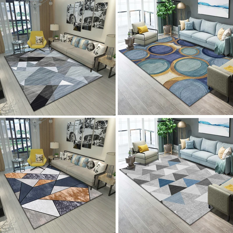 living room carpet non slip bedroom large area rug modern printing floor carpet for parlor mat lounge rug buy carpet get sticker free global shipping