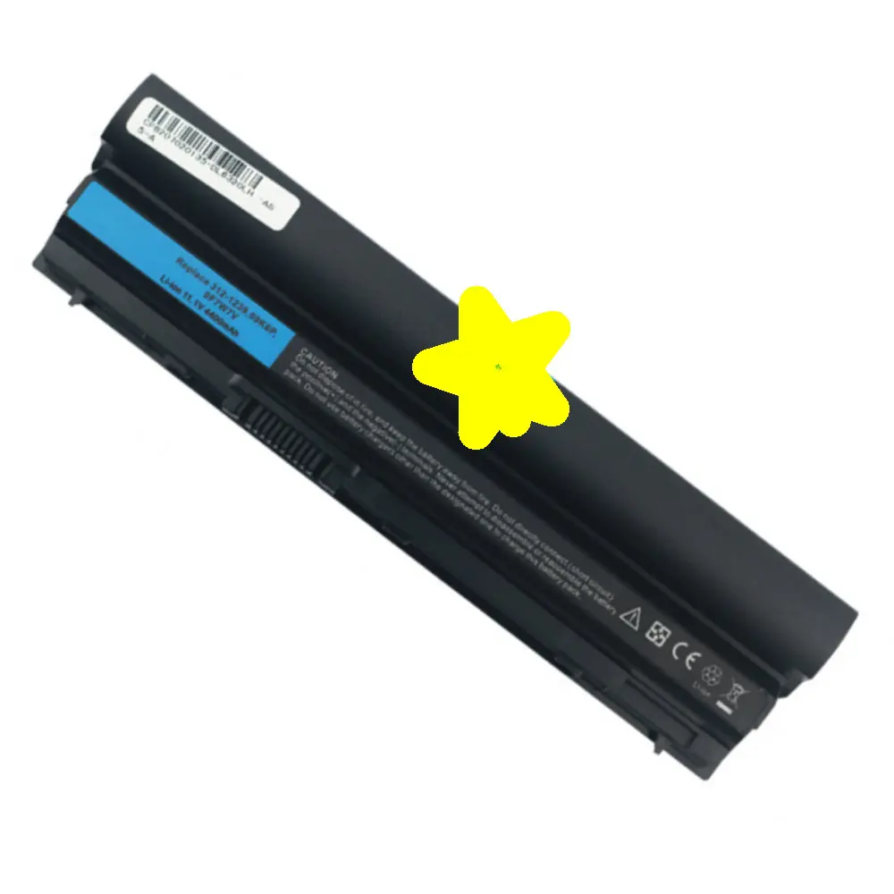 Original size Laptop Battery 09K6P 0F7W7V 11HYV for Dell WJ38 WJ383 WRP9M Y0WYY Y40R5 Y61CV YJNKK batteries | Компьютеры и офис