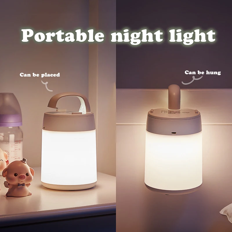 Led long life rechargeable portable emergency Night Light Electrodeless dimming Home bedroom night decorative lighting enlarge