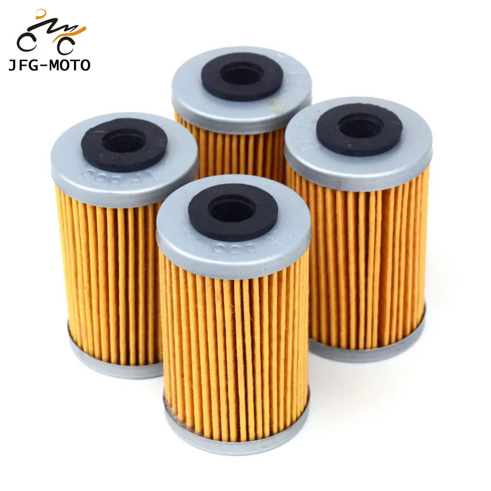 

4 шт. масляный фильтр для KTM Duke RC 125 200 390 RC R EXC 250 400 450 SX MXC EXC 520 525 SXC 625 Enduro Factory Supermoto