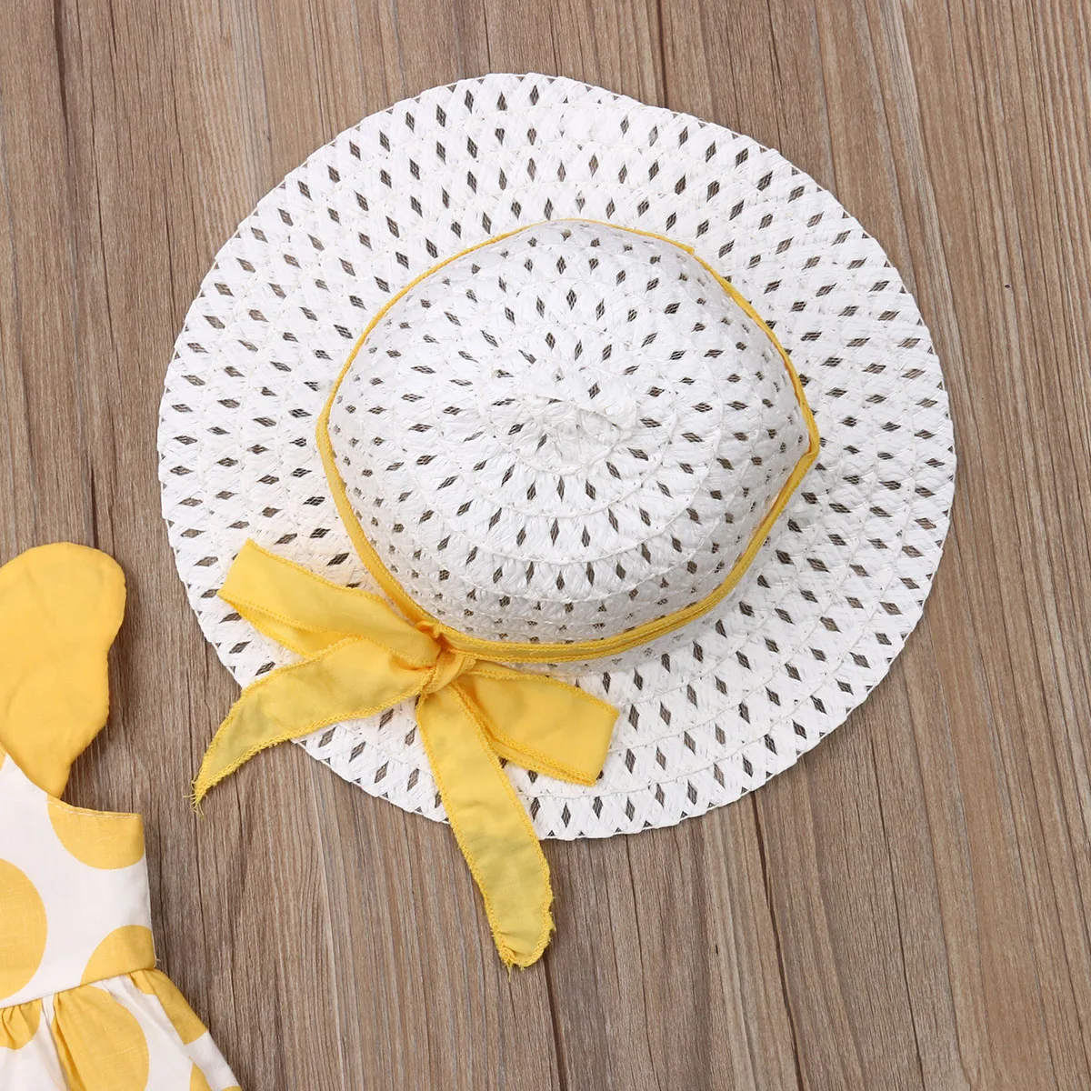 Летняя одежда для новорожденных детей девочек сарафан с принтом в горошек платье