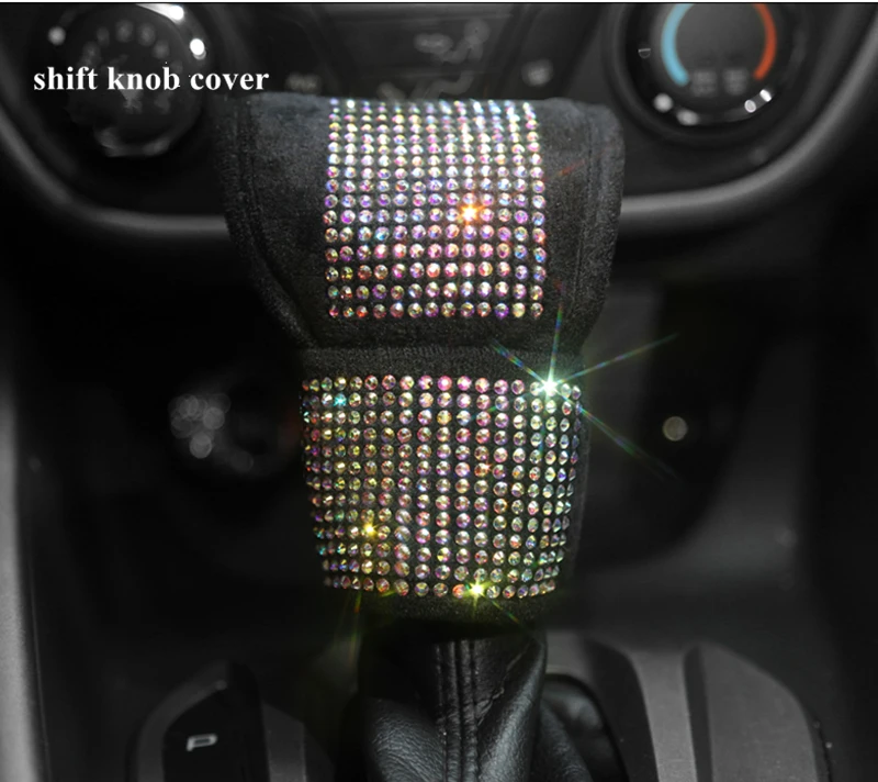 Блестящий чехол на рулевое колесо со стразами стразы чехлы рулевого колеса