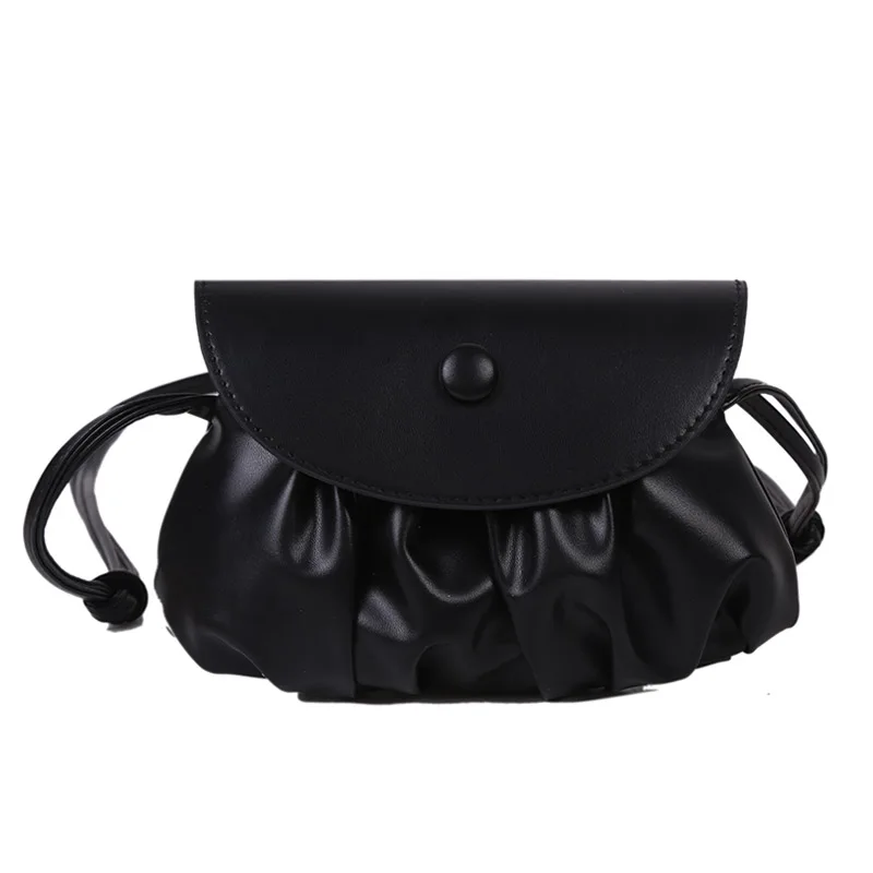 

Women Simple Dumplings Messenger Bag Designer Retro New Fashion Cloud Female Crossbody Shoulder Bag Tide Handbag Clutch Bag