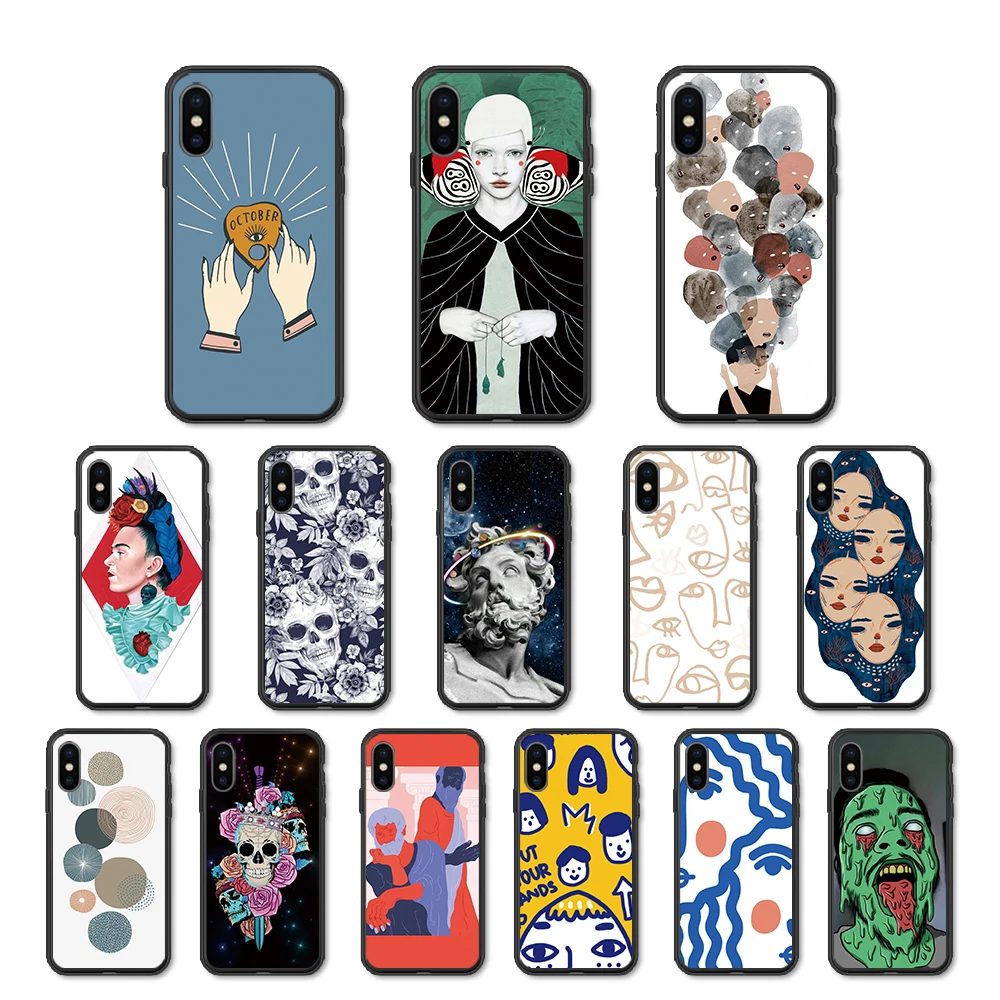 For Xiaomi mi A3 case phone cover silicone soft tpu cute Back cases for MI MiA3 A 3 Coque xiaomi a3 abstract art | Мобильные