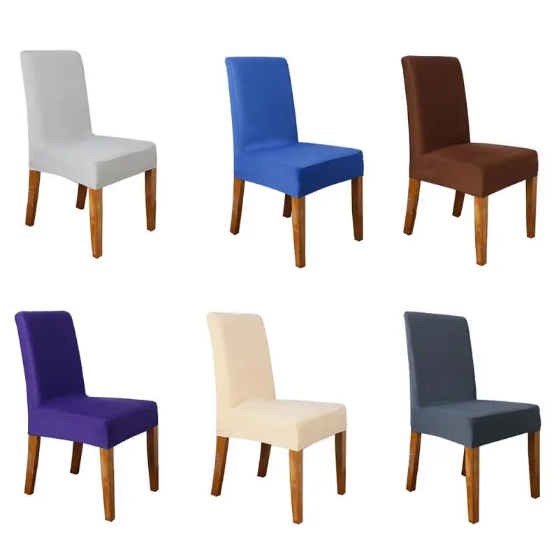 Съемный толстый плюшевый Чехол для стула эластичные Чехлы ресторанов свадьбы