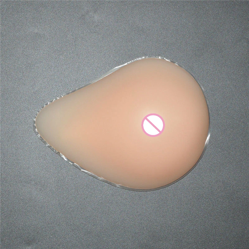

A-E Cup Triangle Silicone Breast Form False Boobs Teardrop Enhancer Sold Separately Crossdresser Transvestite Mastectomy Bra