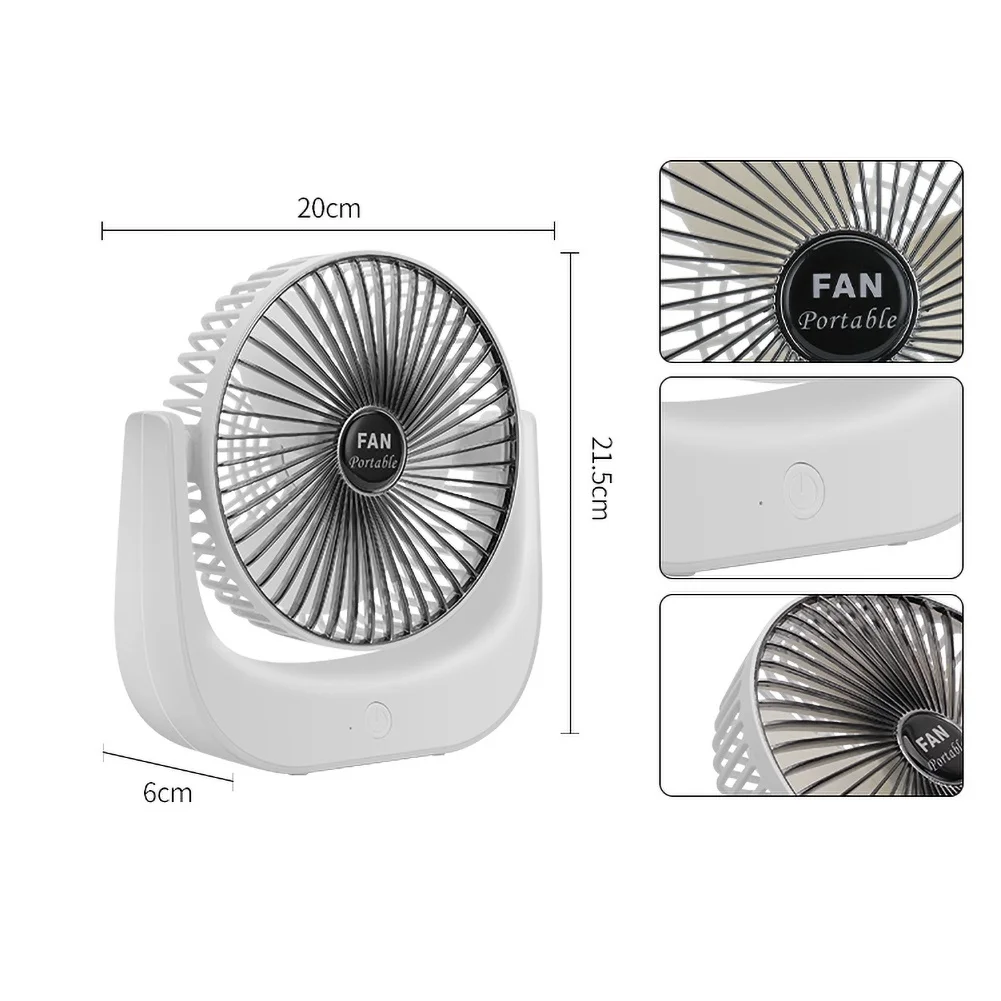 

1pc Portable Mini USB Fan Desk Fan Electric Desktop Computer Table Fan Home Office Electric Fans Mini Ventilator for Office 1pcs
