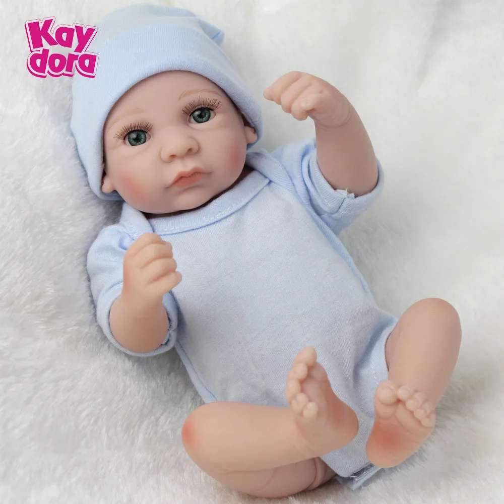 Полностью силиконовые куклы Reborn Boneca, 11 дюймов, 28 см, детские мини-игрушки для ванной, реалистичные куклы для младенцев, Bebe Menina, живой мальчик, подарок на день рождения