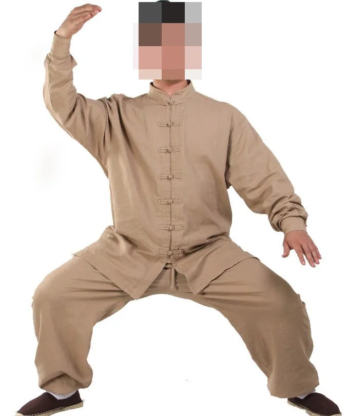 Унисекс 10 цветов толстый хлопок и лен кунг фу форма для боевых искусств костюмы