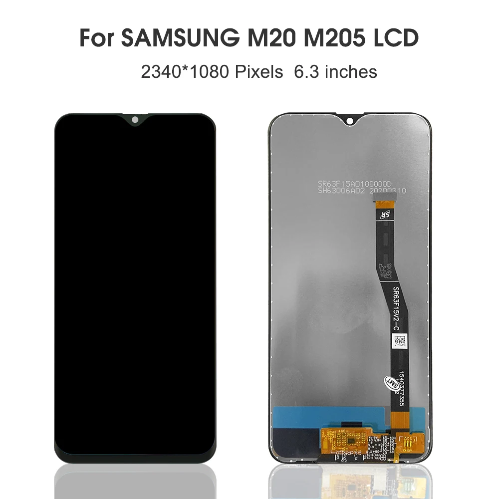 6 3 ''оригинальный экран для SAMSUNG Galaxy M20 2019 ЖК дисплей сенсорный дигитайзер в