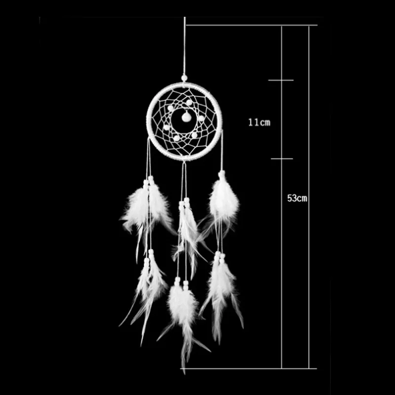 Ручной работы перо колокольчики Ловец снов автомобиль кулон украшения для