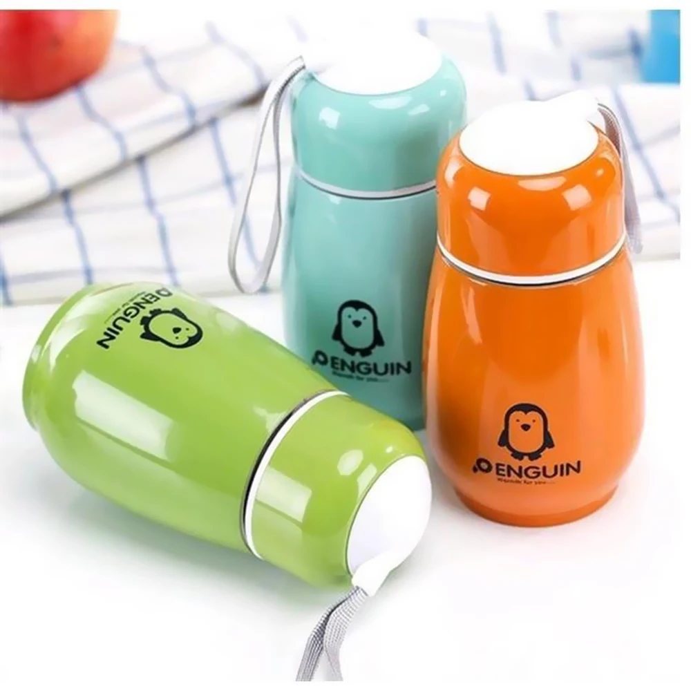 

Creative Penguin Water Cup Thermos Bottle Cute gift Insulated Cup Vacuum Flask Coffee Mug Cute Water Bottle 400ml