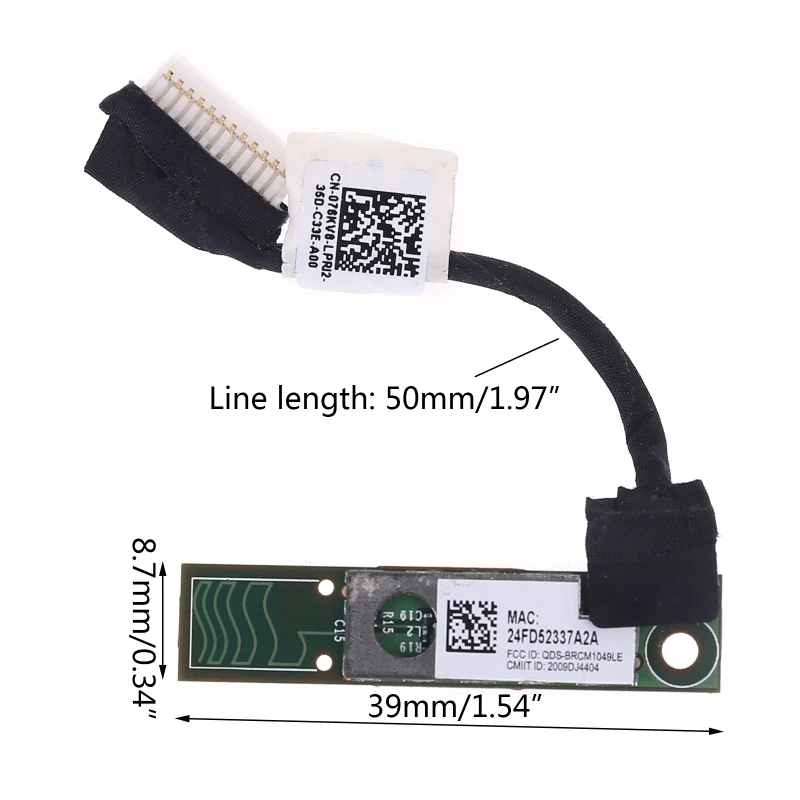 

CN-03Y8R 380 Bluetooth 4.0 Module for Dell Latitude E5410 E5510 E5420 E5520 E5430 E5530 E5400 M4700 Laptop Accessories