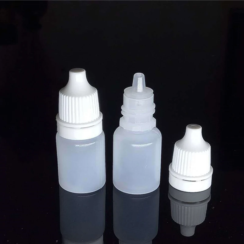 Флакон для капель глаз 10 шт./лот жидкий пластик 5 мл/10 мл/15 мл/20 мл/30 мл дорожная