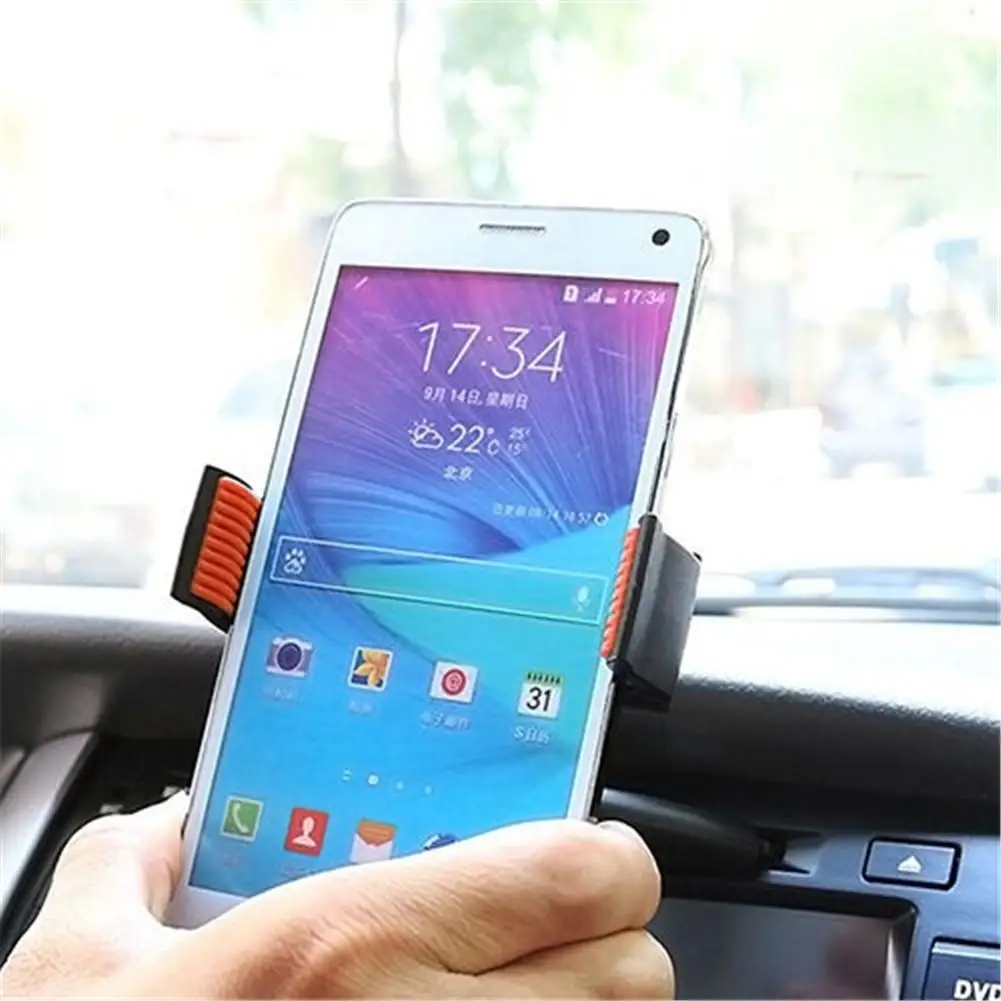 Universal Rotating CD Slot Vehicle-Mounted Phone Holder Car GPS Bracket Cell Accessories Stand For iPhone for Samsung | Мобильные