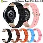 20 мм кожаный ремешок для часов Samsung Galaxy Watch Active 2 40 мм 44 ммGalaxy 3 41 мм ремешок для часов Amazfit GTS 2 band