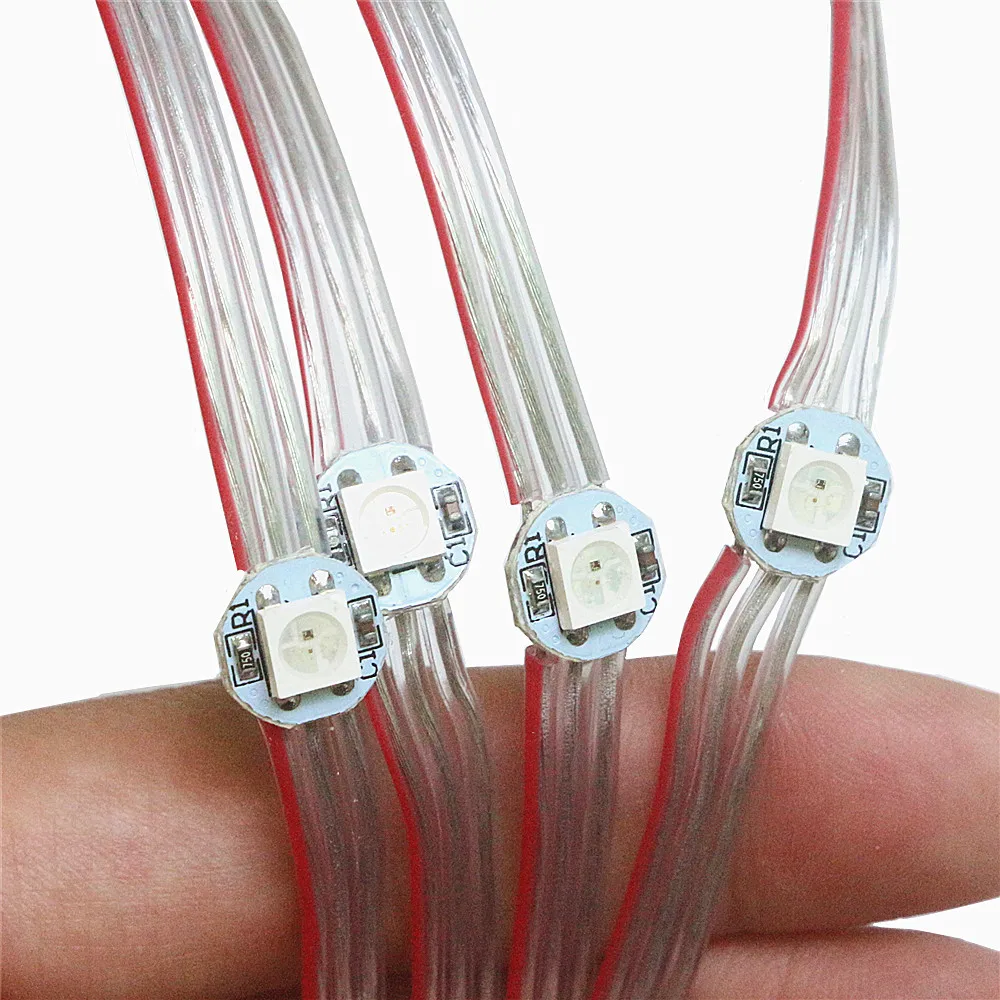 Светодиодный модуль WS2812B RGB 50 500 шт. радиаторная плата узлы WS2812 IC светодиодный