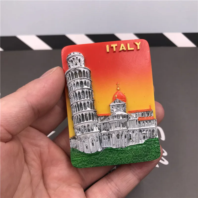 3D Магнитная Наклейка на холодильник Индия тадж-махал Шанхай Макао санба памятный