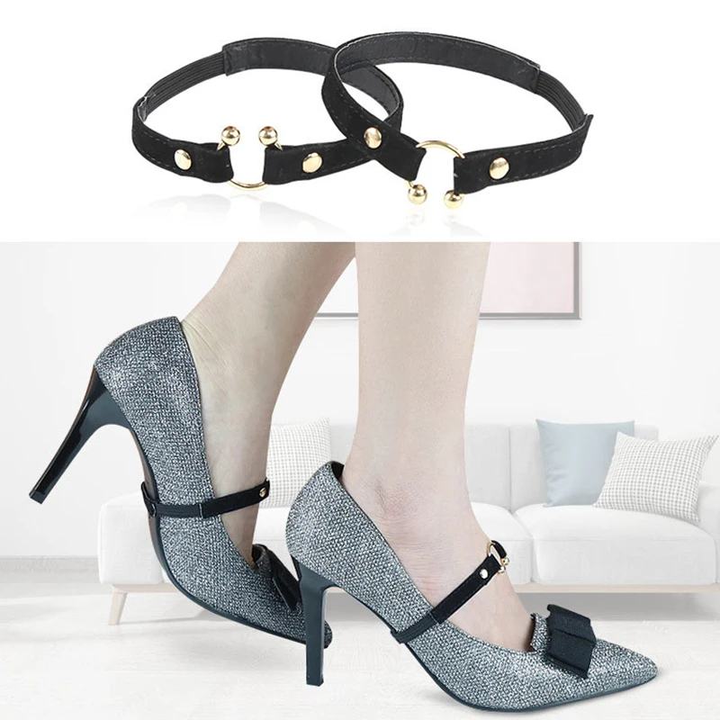 Женские шнурки для обуви Нескользящие без завязывания на высоком каблуке